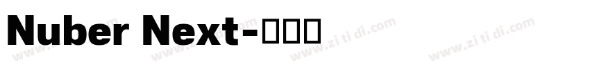 Nuber Next字体转换